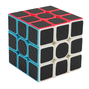 ZCUBE 3x3x3 Carbon Fiber Sticker Magic Cube Puzzle 3x3 Speed Cubo magico