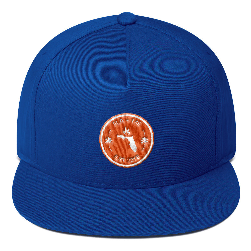 FLA+ME GATORS Flat Bill Cap