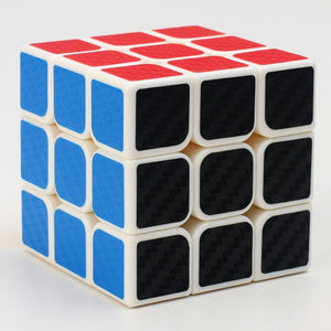 ZCUBE 3x3x3 Carbon Fiber Sticker Magic Cube Puzzle 3x3 Speed Cubo magico