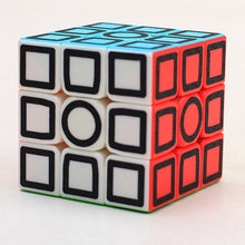 ZCUBE 3x3x3 Carbon Fiber Sticker Magic Cube Puzzle 3x3 Speed Cubo magico